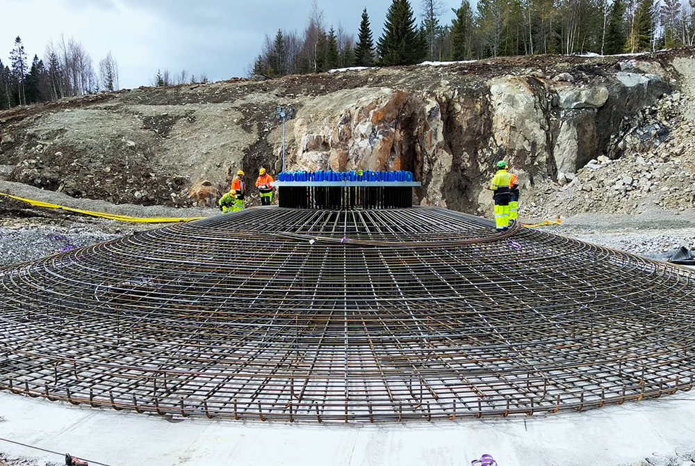 Nysäter, Sweden 3 - Construction of a wind turbine by Fröhling & Rathjen