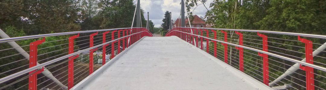 Tragwerksplanung mit Fröhling & Rathjen - Fahrradbrücke in Harsefeld